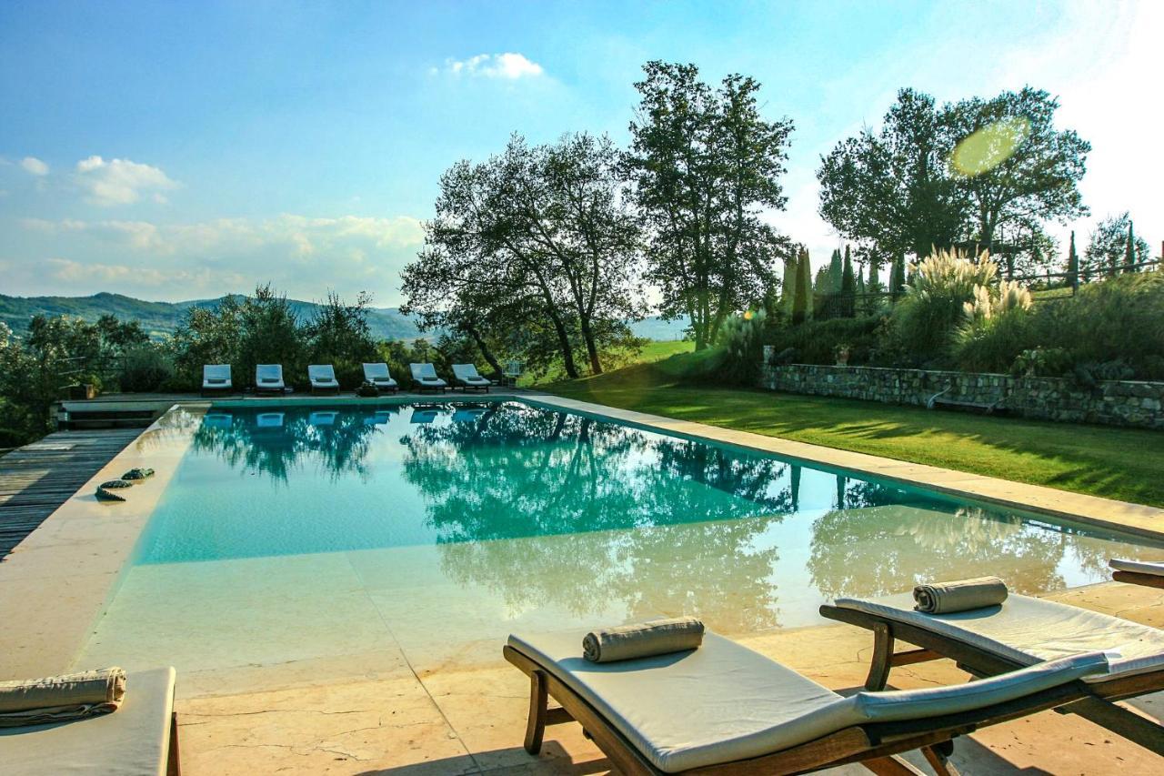 Villa Rignana Chianti Estate, Pool, Tennis,Cook Греве-ин-Кьянти Экстерьер фото