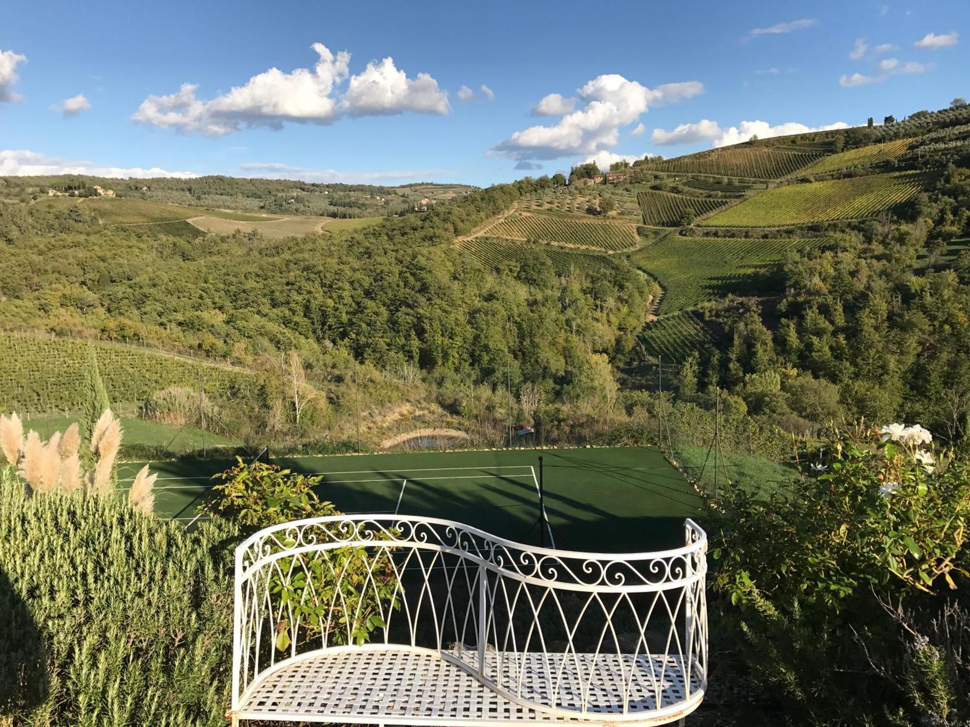 Villa Rignana Chianti Estate, Pool, Tennis,Cook Греве-ин-Кьянти Экстерьер фото
