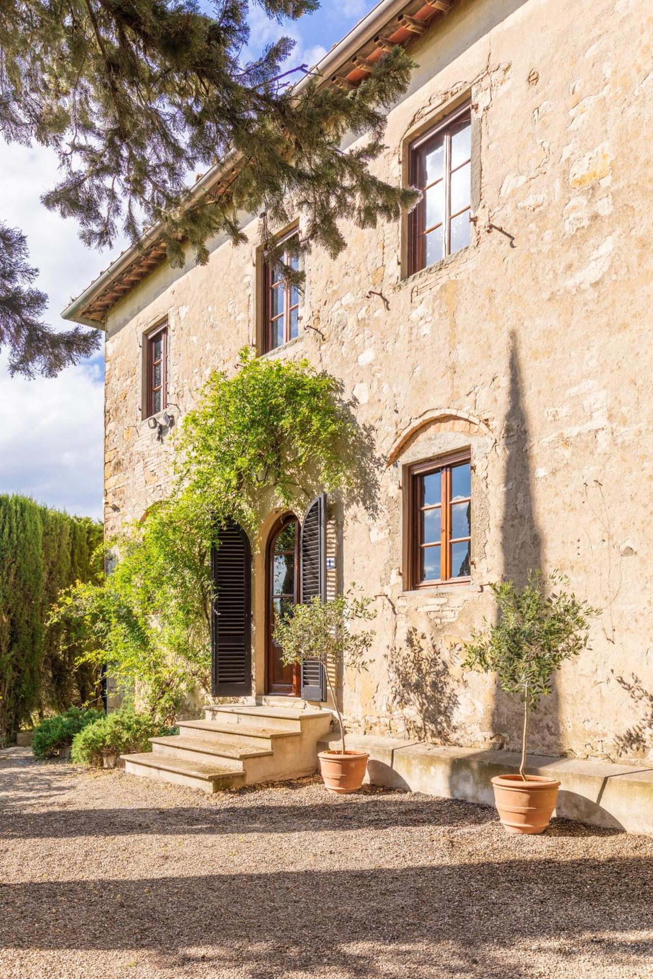 Villa Rignana Chianti Estate, Pool, Tennis,Cook Греве-ин-Кьянти Экстерьер фото