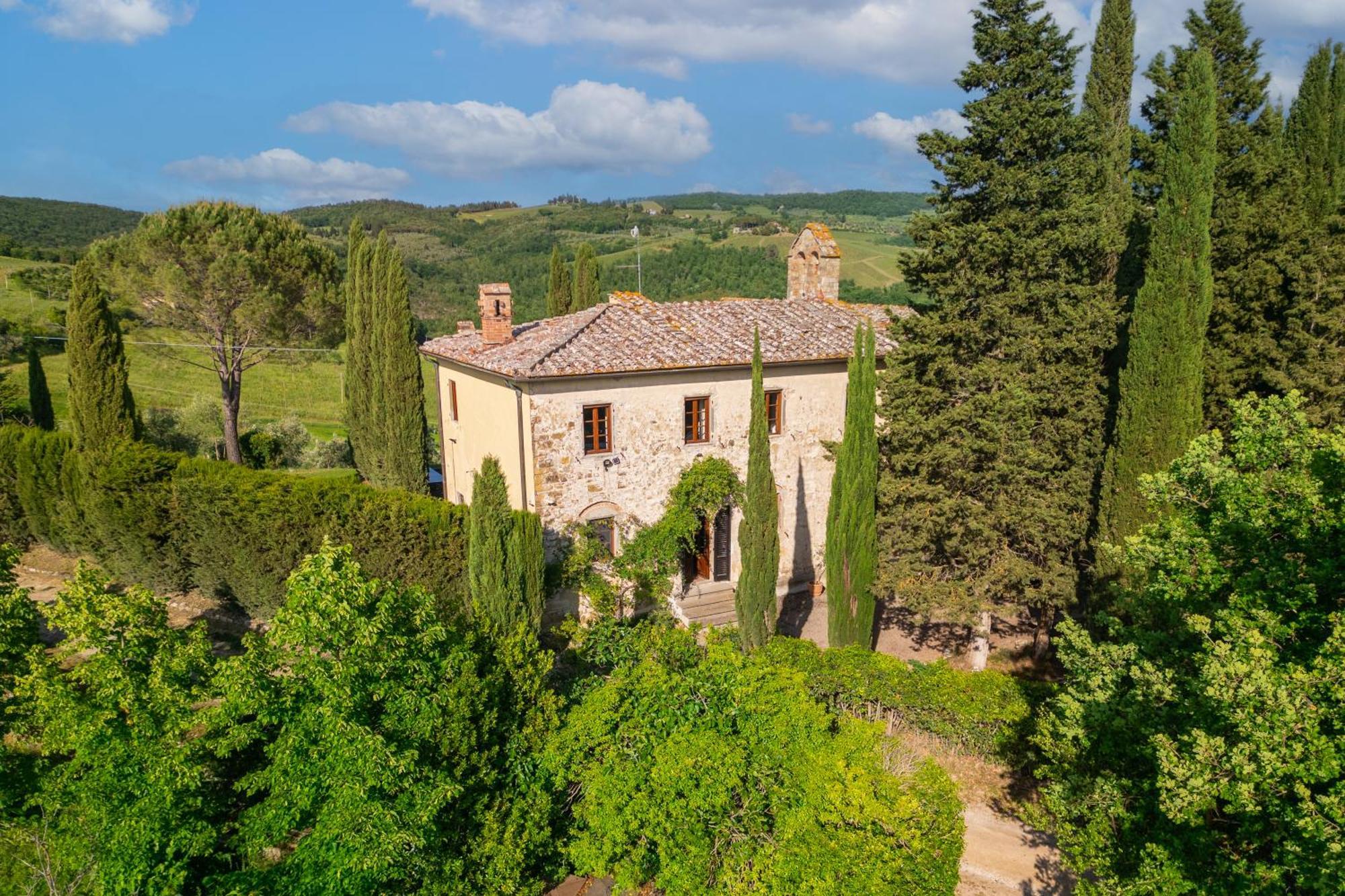 Villa Rignana Chianti Estate, Pool, Tennis,Cook Греве-ин-Кьянти Экстерьер фото