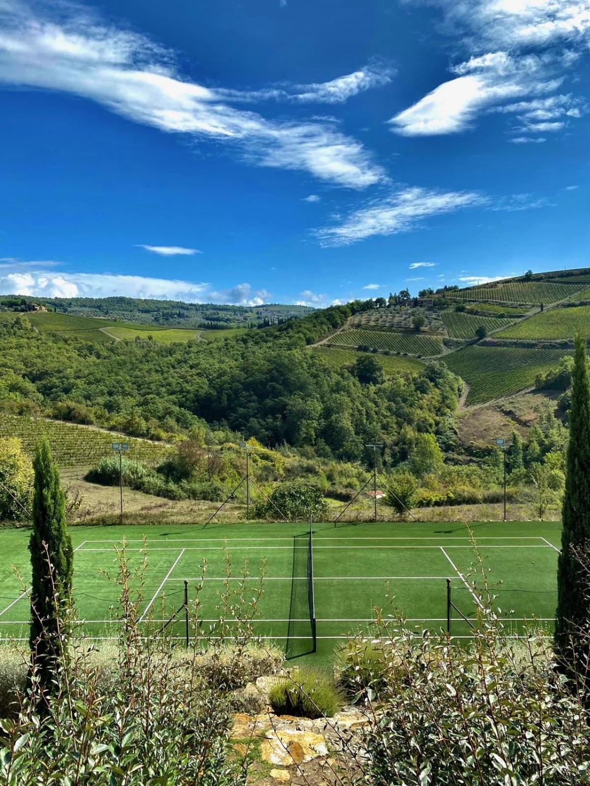 Villa Rignana Chianti Estate, Pool, Tennis,Cook Греве-ин-Кьянти Экстерьер фото