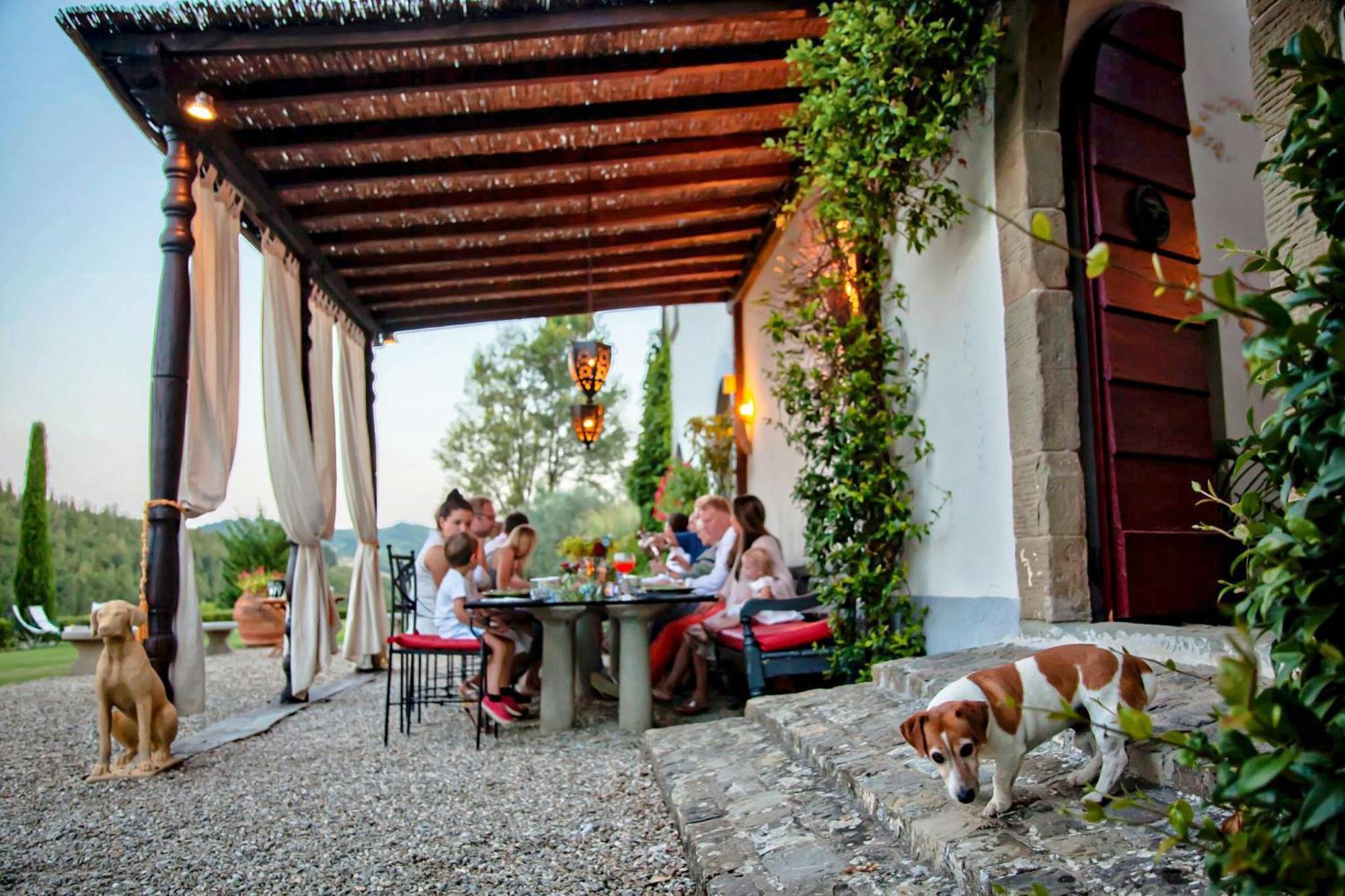 Villa Rignana Chianti Estate, Pool, Tennis,Cook Греве-ин-Кьянти Экстерьер фото